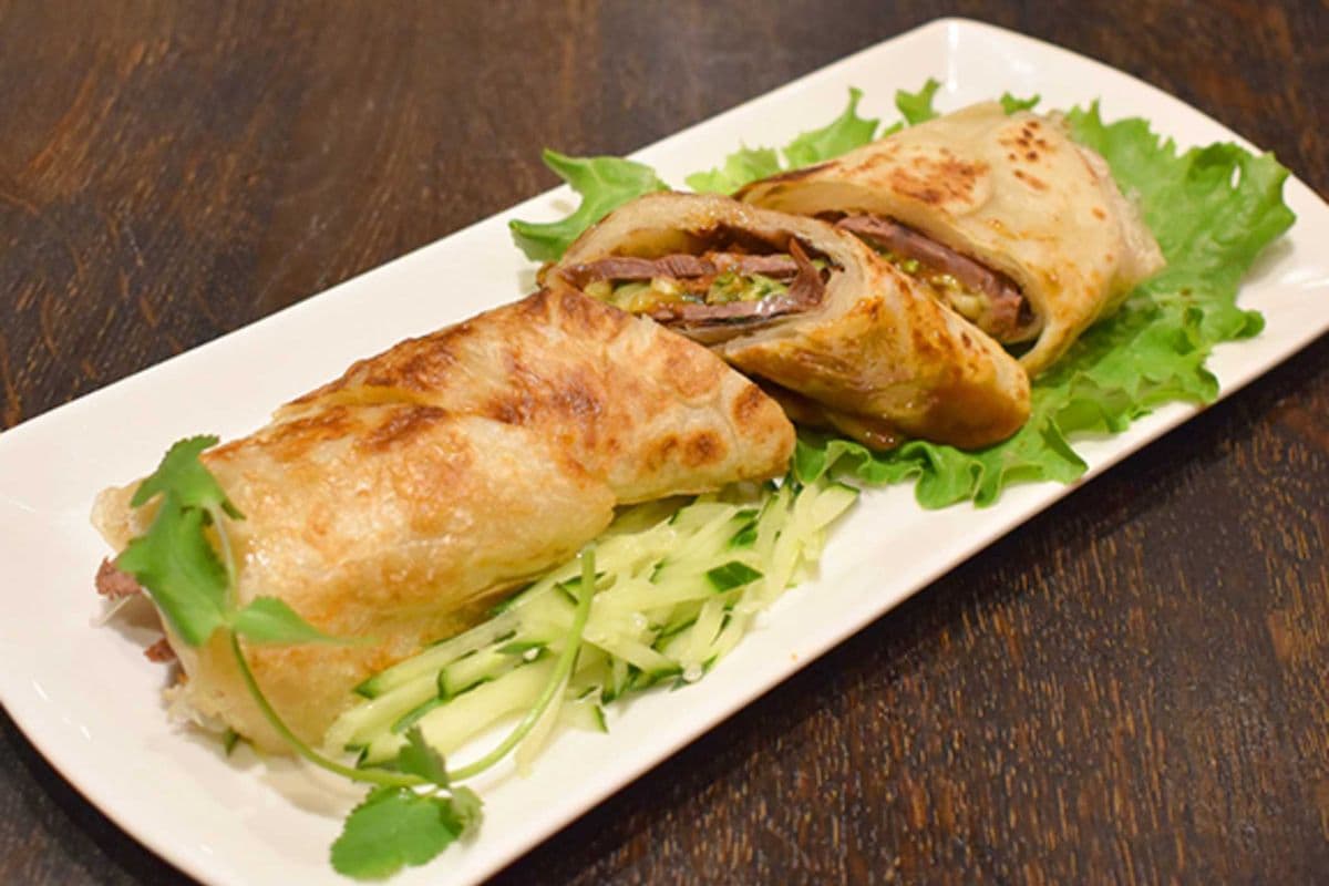 Pan Fried Beef Wraps 牛肉捲餅