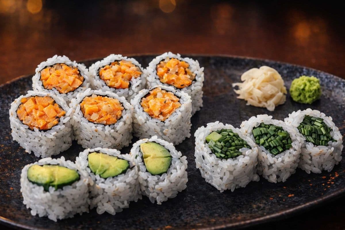 RC1. Yam Tempura, Avocado, and Cucumber