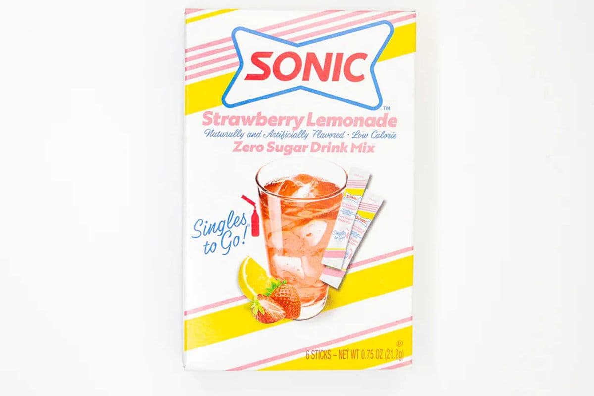 Sonic Strawberry Lemonade Singles To Go (Zero Sugar) (21.2g)