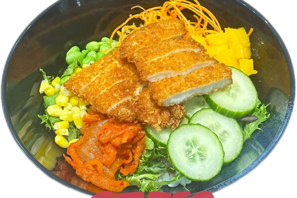 Poke Bowl-Poulet frit/Fried chicken