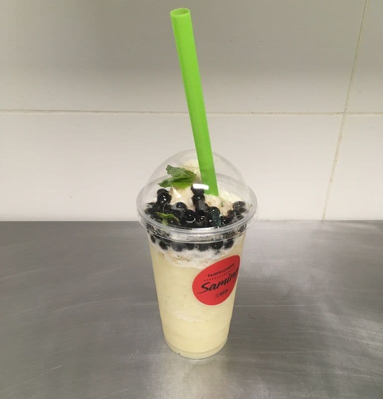 Thé au lait menthe et gingembre/Ginger mint milk tea