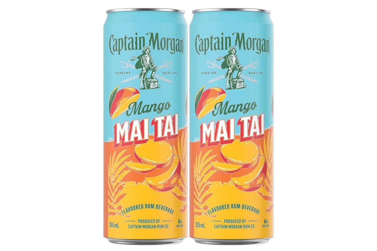 Captain Morgan RUM Cocktails (4 can) (4 x 355 mL)