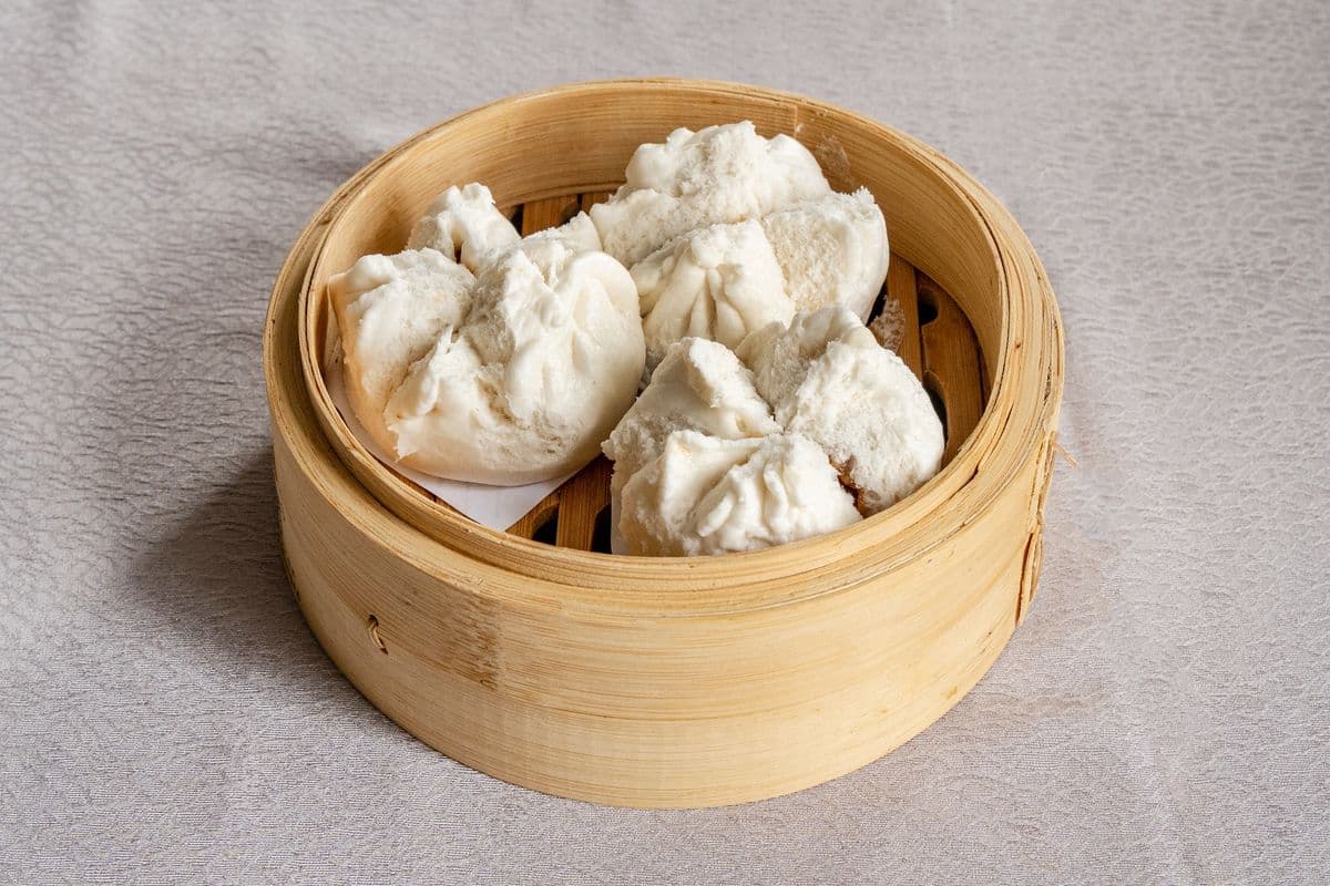 9. BBQ Pork Bun W/ Abalone Sauce