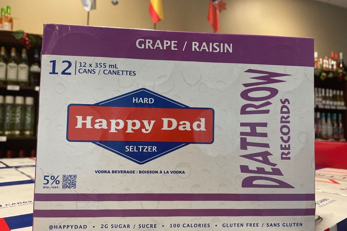 HAPPY DAD HARD SELTZER GRAPE 12 CANS (12 x 355mL)