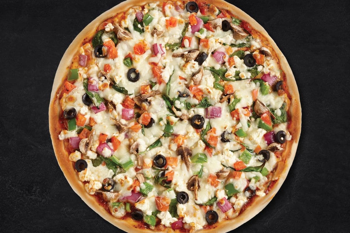 12" Chunky Vegetable Greek Pizza