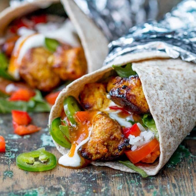 Chicken Tikka wrap