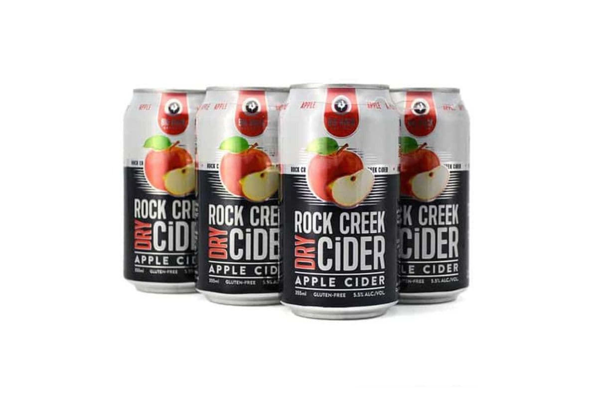 Rock Creek Dry Apple Cider (6 Cans) (1 x 6x355ml)