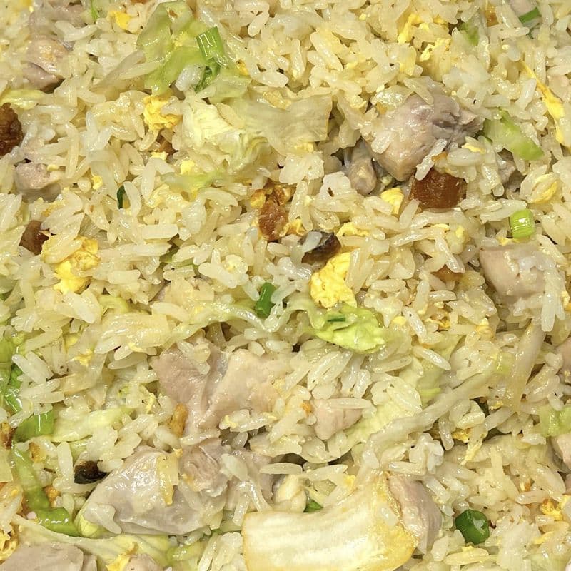 Diced Chicken with Salted Fish Fried Rice / 鹹魚雞粒炒飯