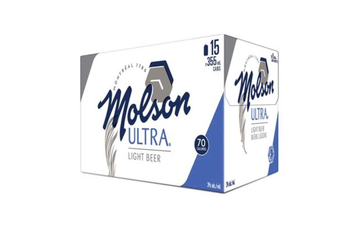 Molson Ultra (15 Cans)