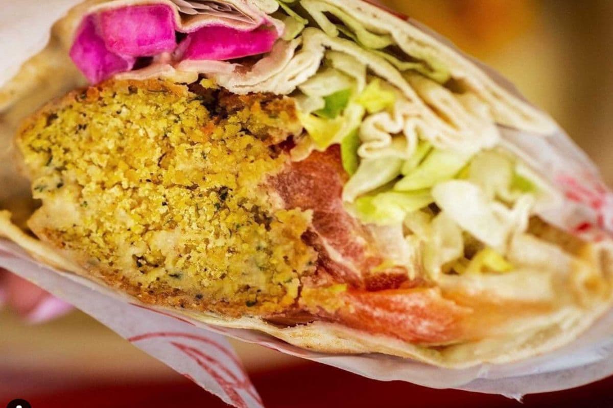 Pita aux falafels