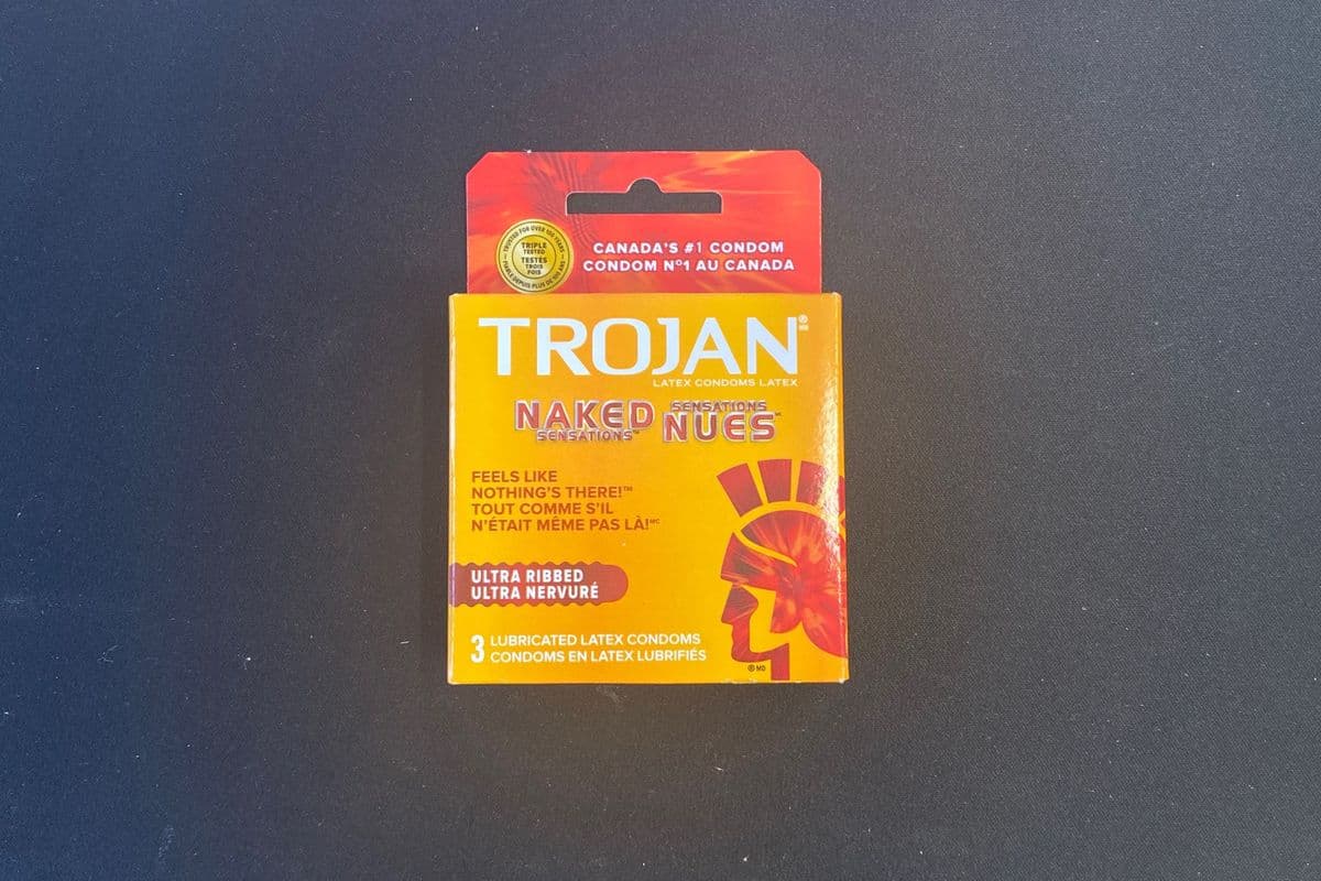 Trojan Ultra ribbed/ultra nervure (3 ct)
