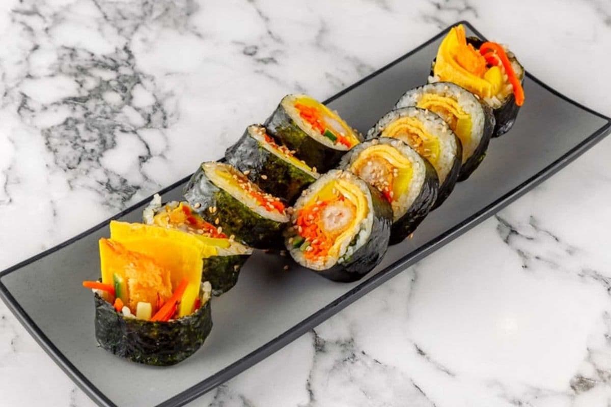 Fried Shrimp Kimbap(새우 김밥)