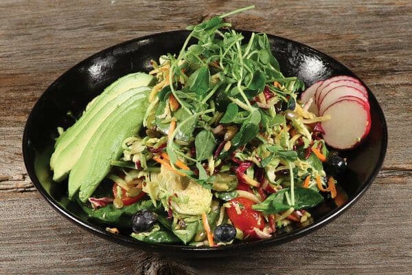 Detox Chop Spinach Salad