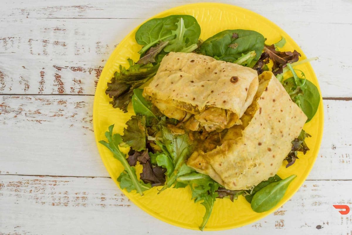 Curry Chicken Roti (Boneless)