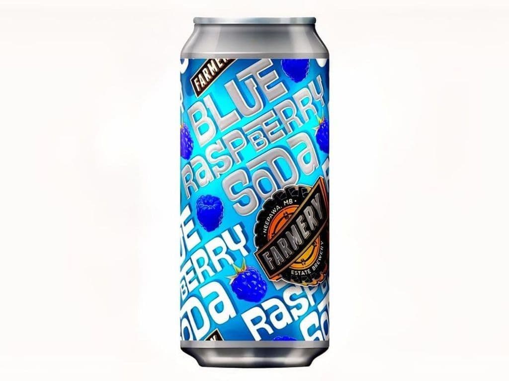 PAIR - Blue Raspberry Malted Soda 2 x 473ml (473ml)