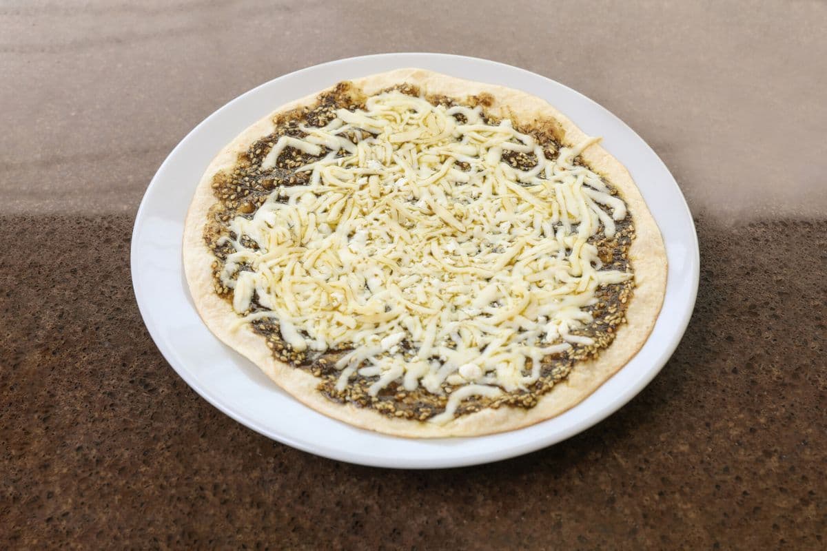 Wrap fromage et zaatar / Cheese and Zaatar Wrap