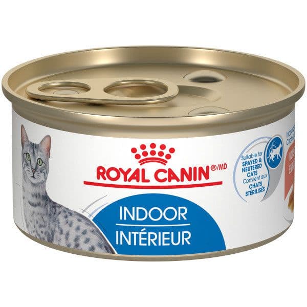 Royal Canin Wet Cat Food - Indoor Adult Morsels in Gravy Canned (3 oz)