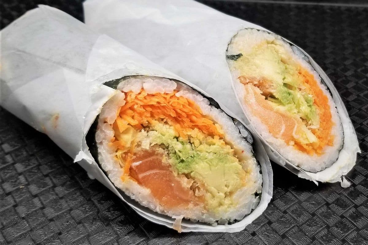 Sushi Burrito Saumon