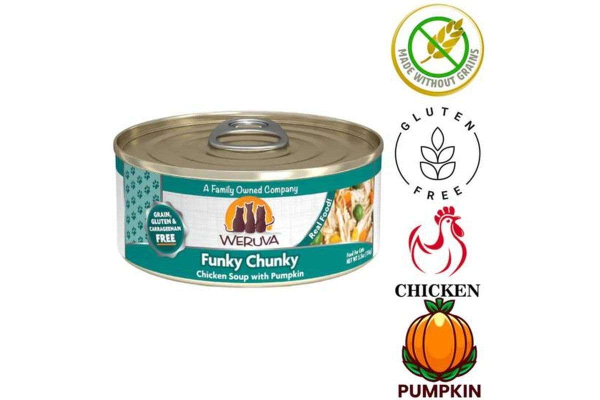 Weruva - Funky Chunky Chicken Soup Canned Cat Food (5.5 oz)