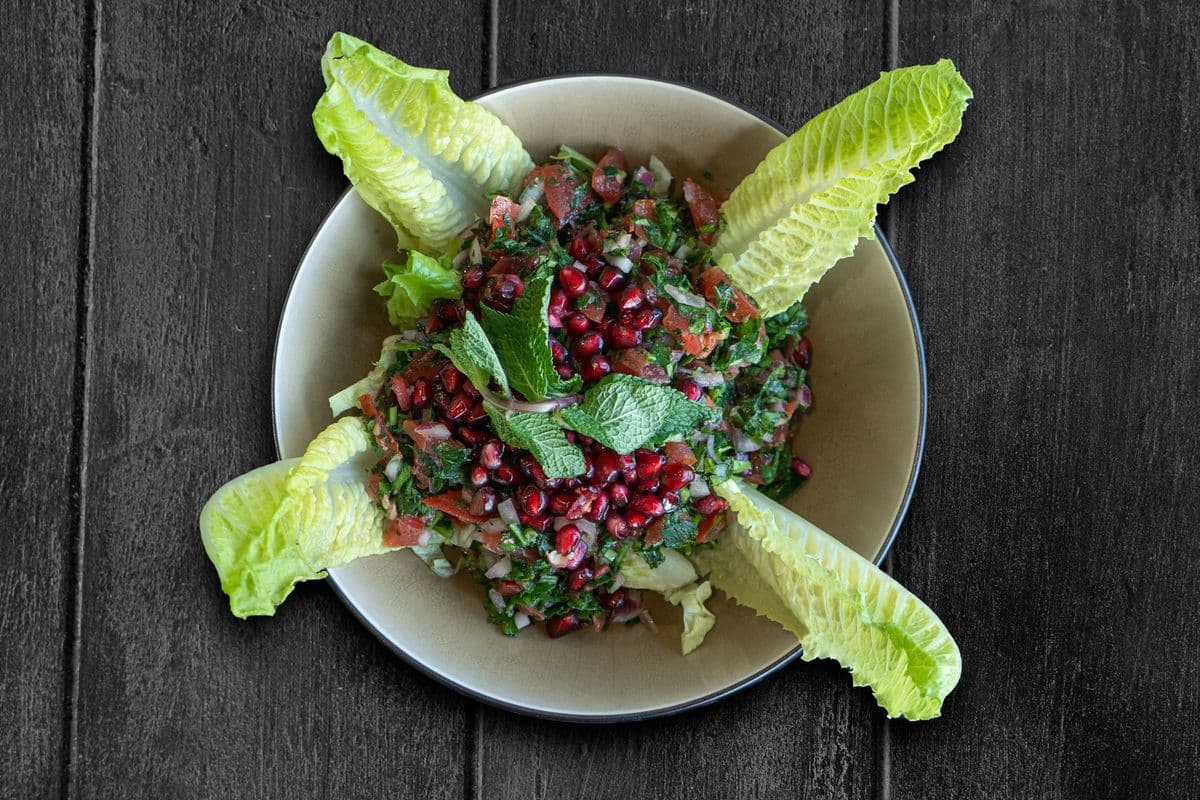 Salade Taboulé repas.