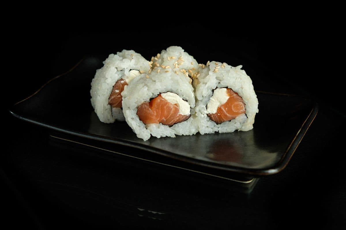 Salmon and Cream Cheese Roll