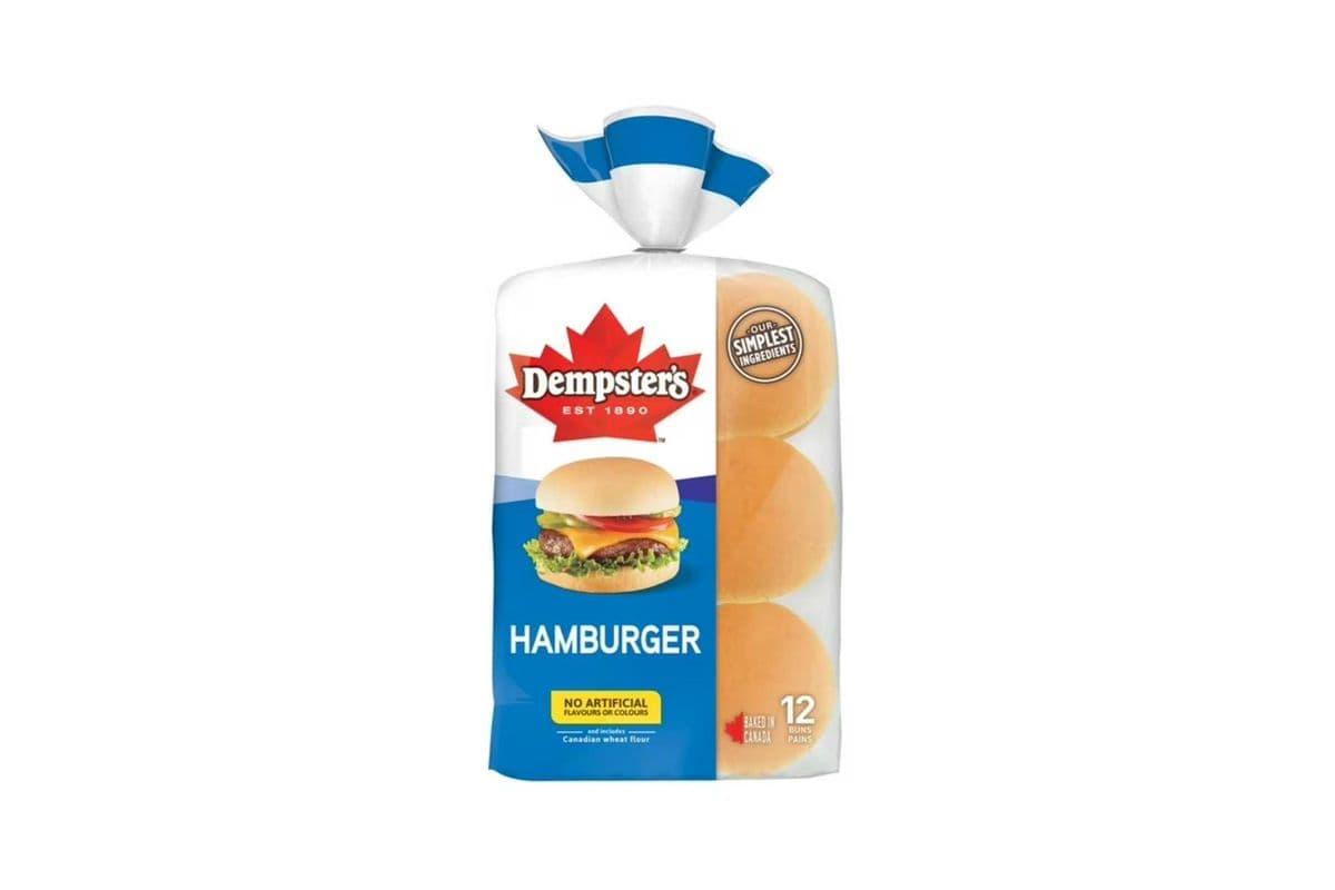 Dempster’s® Original Hamburger Buns, Pack of 12