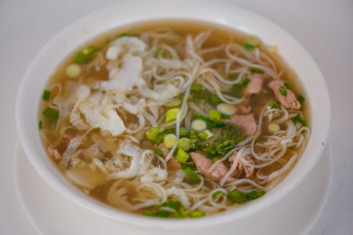 20. Rare Cooked Beef and Tripe Noodle Soup - Pho Tai Sach