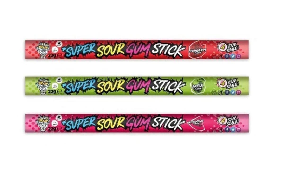 Brain Blasterz Super Sour Gum Stick
