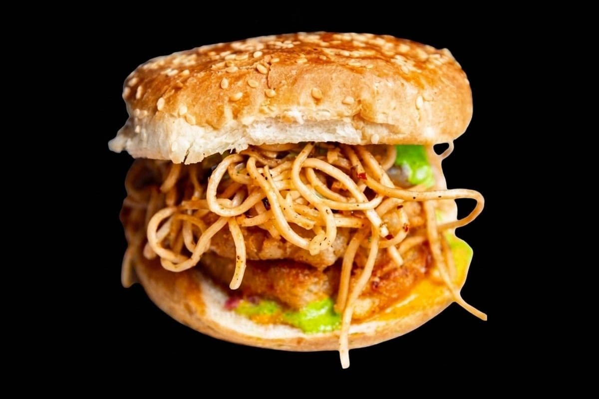 Bombay Noodle Burger