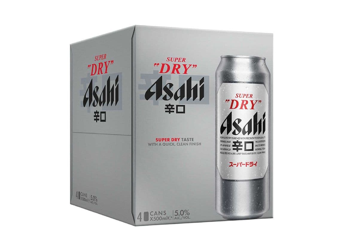 ASAHI SUPER DRY (4 x 500 ML)