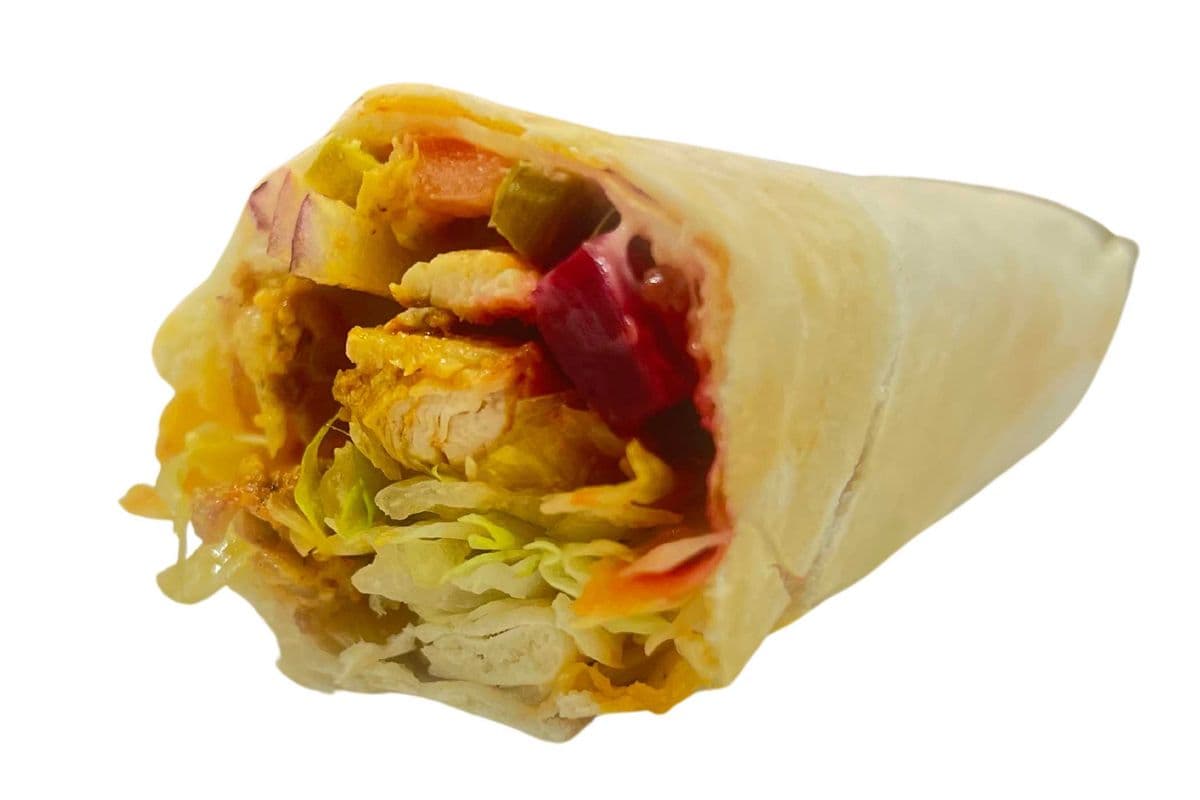 Baja Flame Chicken Shawarma Wrap