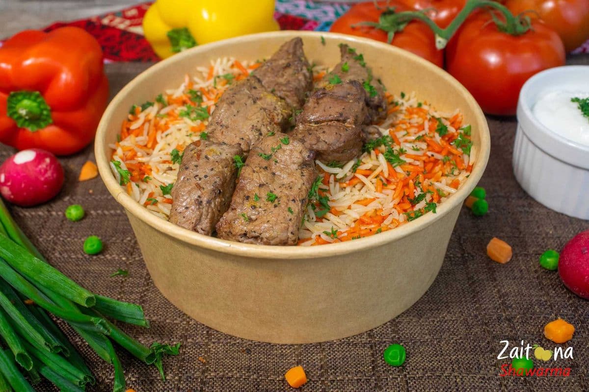 Beef Rib Eye Rice Bowl