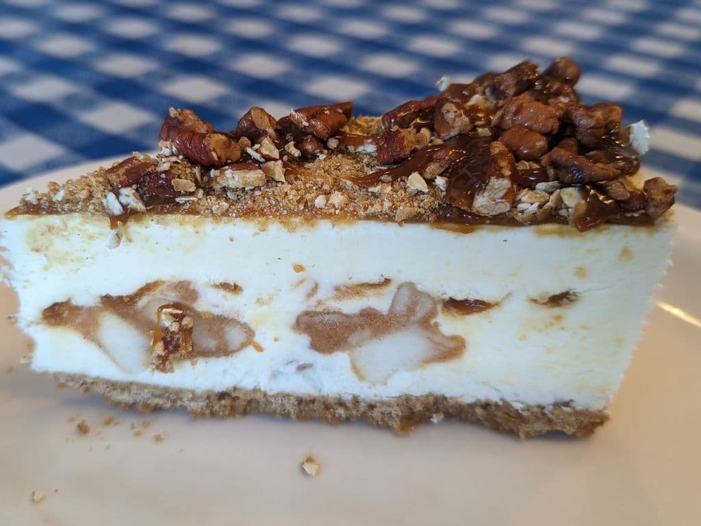 Apple Caramel Cheesecake