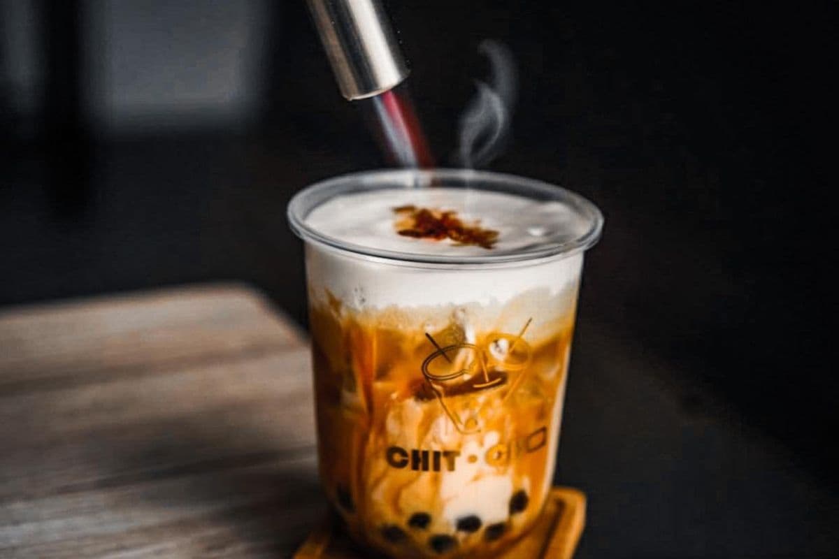 Brown Sugar Pearls Milk Tea Mousse
