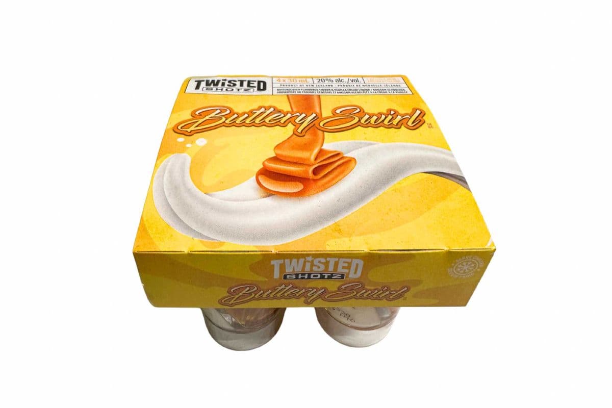 TWISTED SHOTZ BUTTERY SWIRL (4 x 30ml)