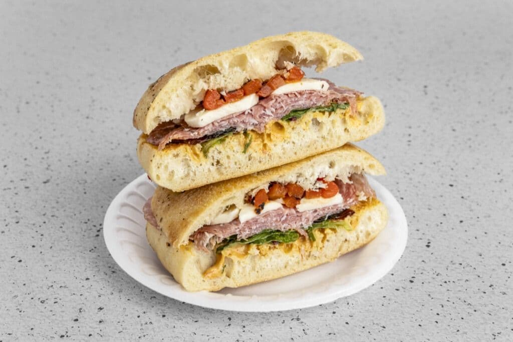 Genoa Salami & Bocconcini Sandwich
