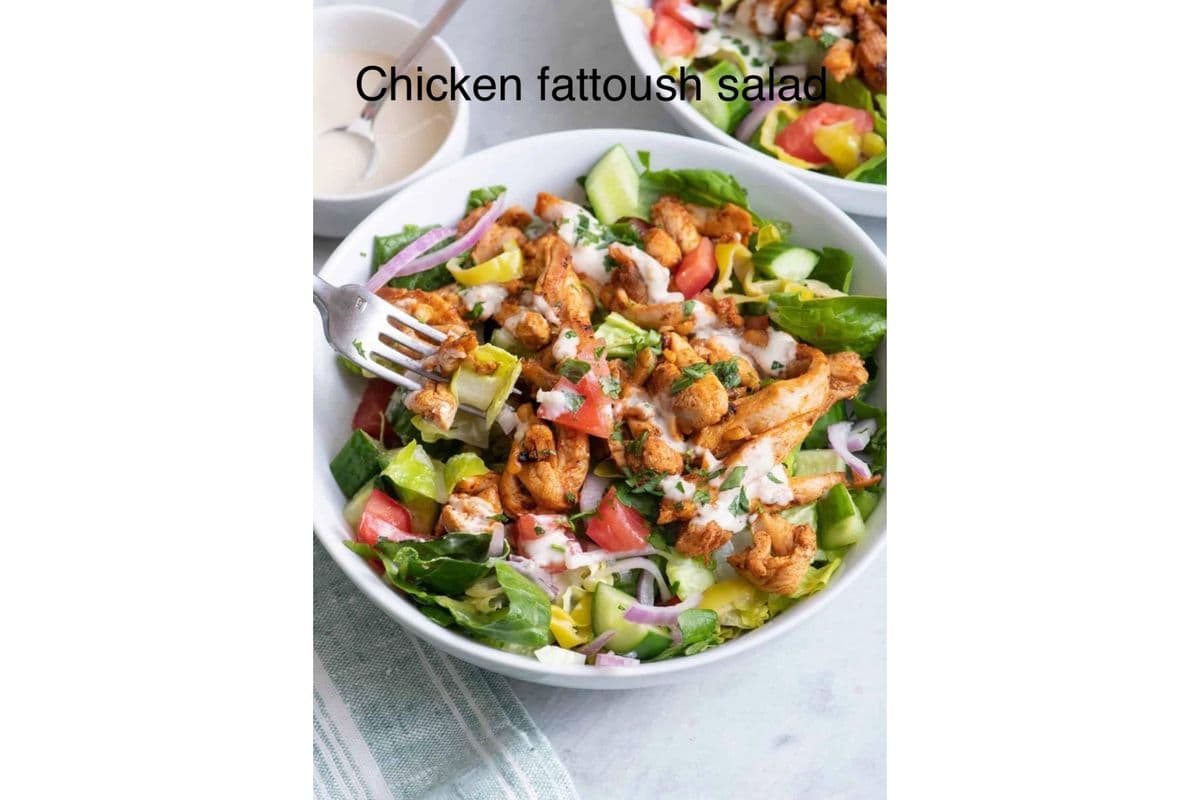 Chicken Fattoush Salad