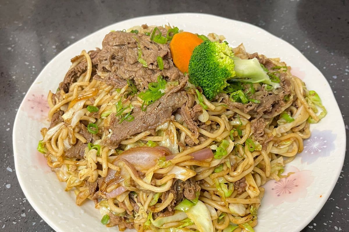 Beef Yaki Soba