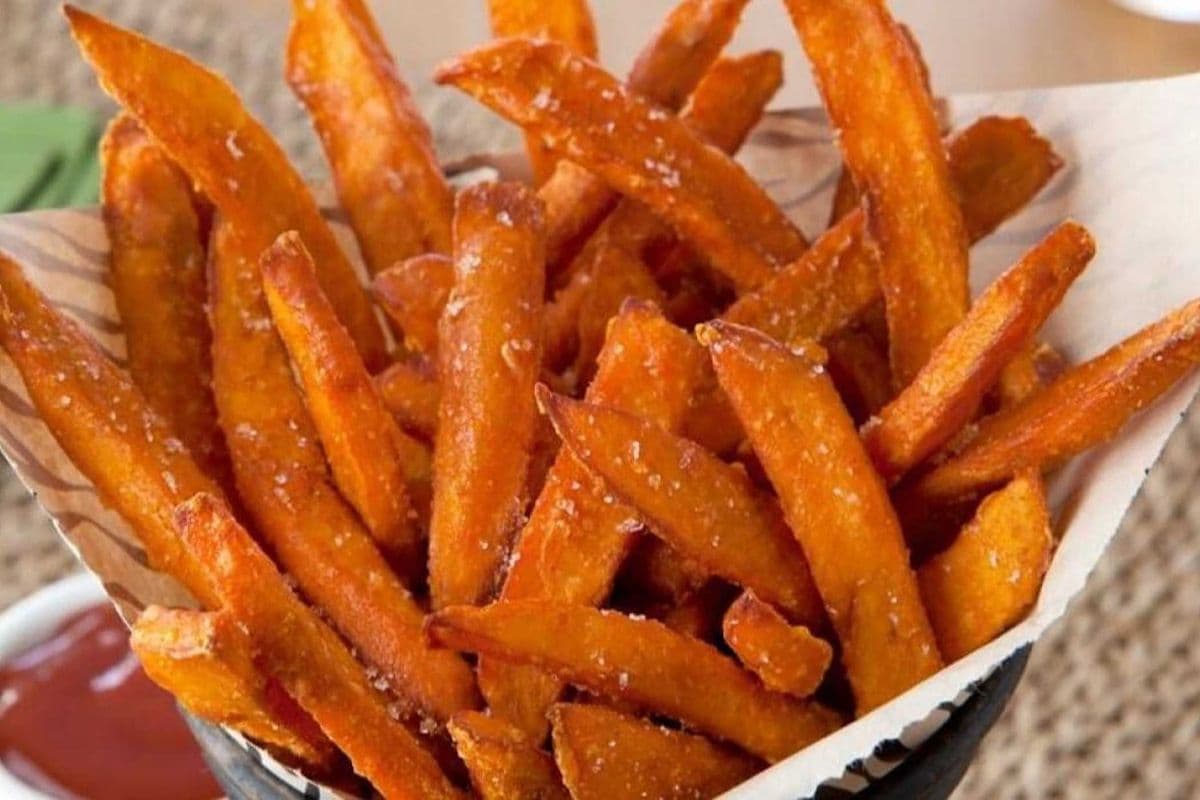 Yam Fries with Plum Powder