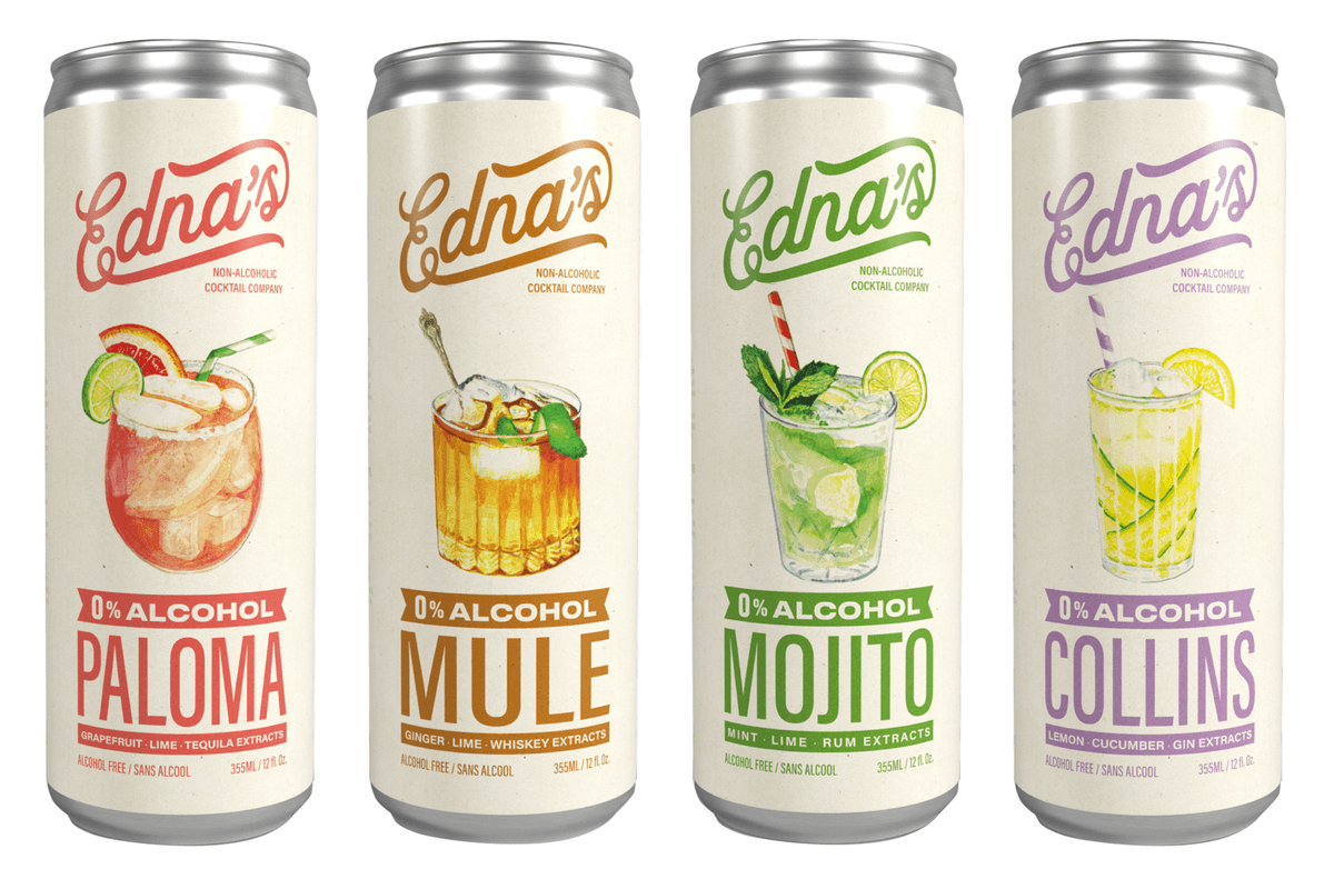 Edna's Non-Alcoholic Cocktail (4 Pack)