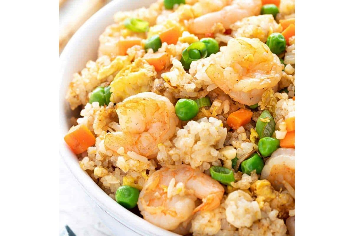 Shrimp Fried Rice 鲜虾炒饭