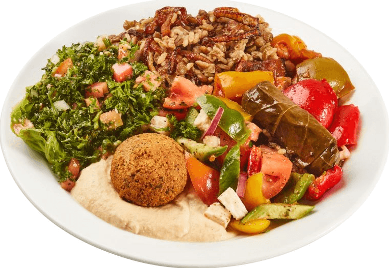 Assiette Basha végétarien (3 choix) / Vegetarian basha Plate (3 choices)