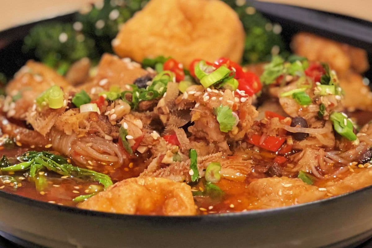Instant boiled hot pot (Maocai) 冒菜