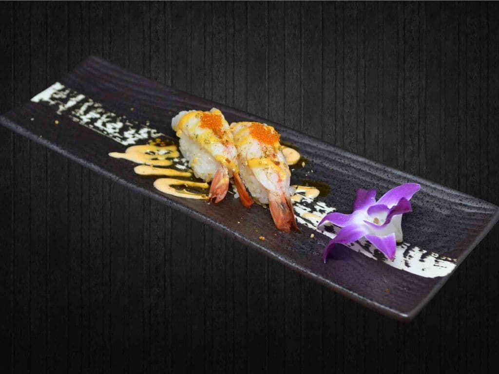 Torched Shrimp Sushi