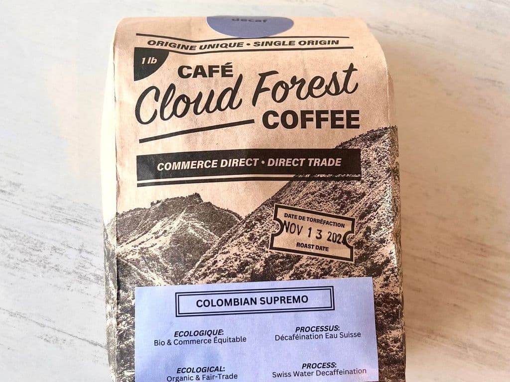 Café Décaf de Cloud Forest / Cloud Forest Decaf Coffee