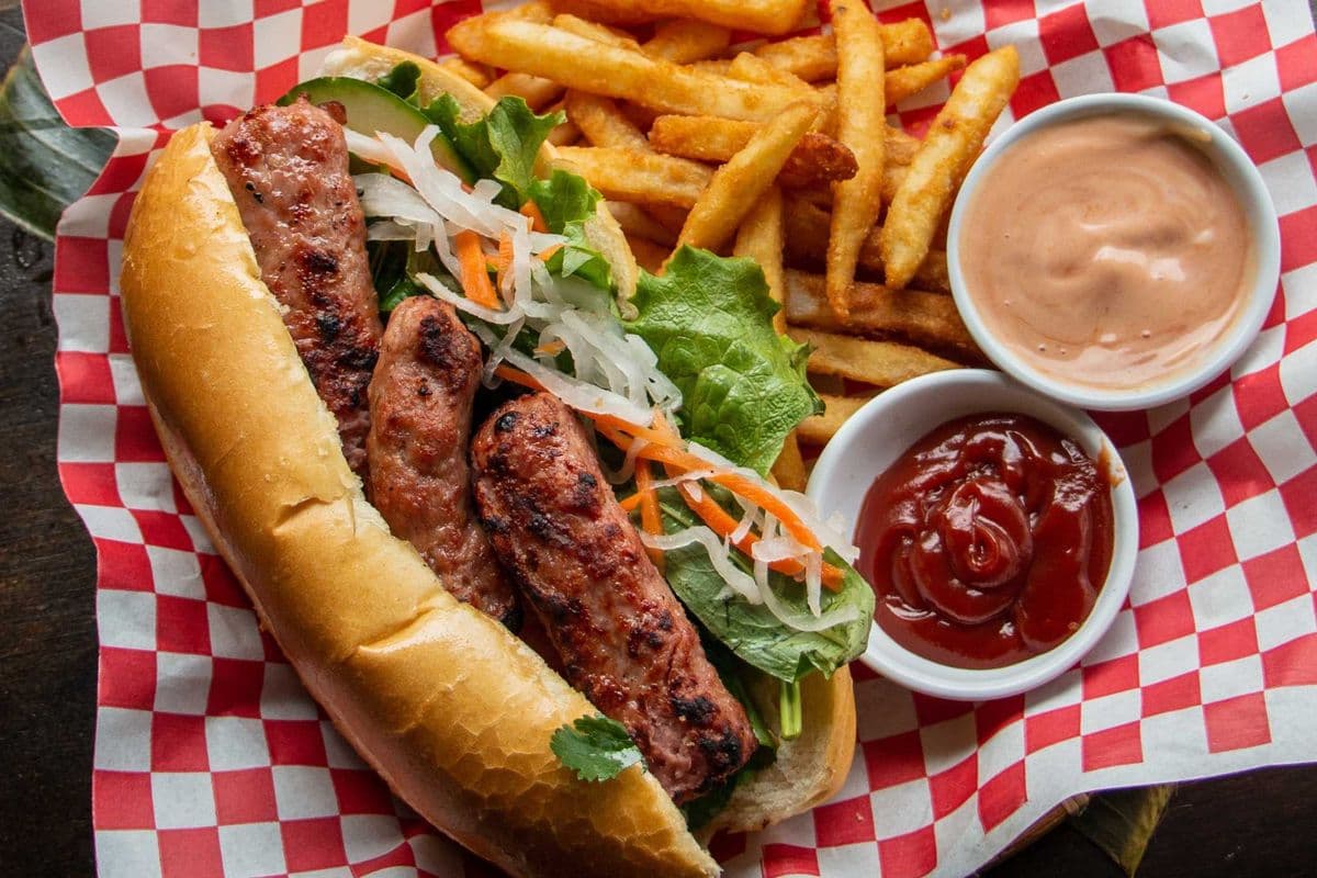 BM4 - Banh Mi With Grilled Pork Sausage