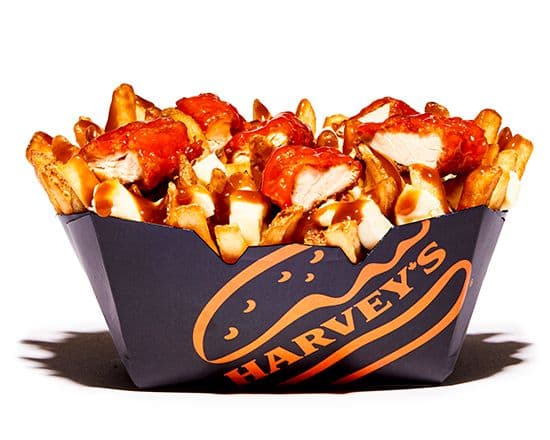 Regular Buffalo Chicken Poutine 850 cals