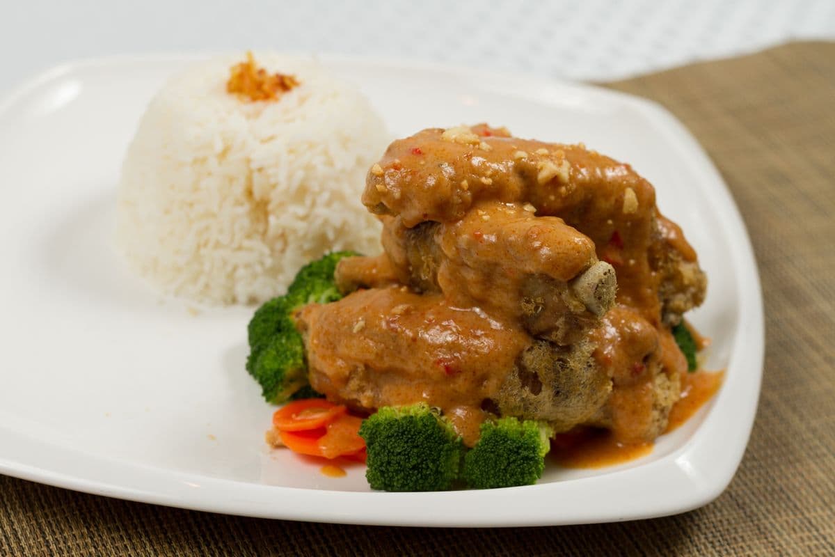 Satay Peanut Pork Ribs