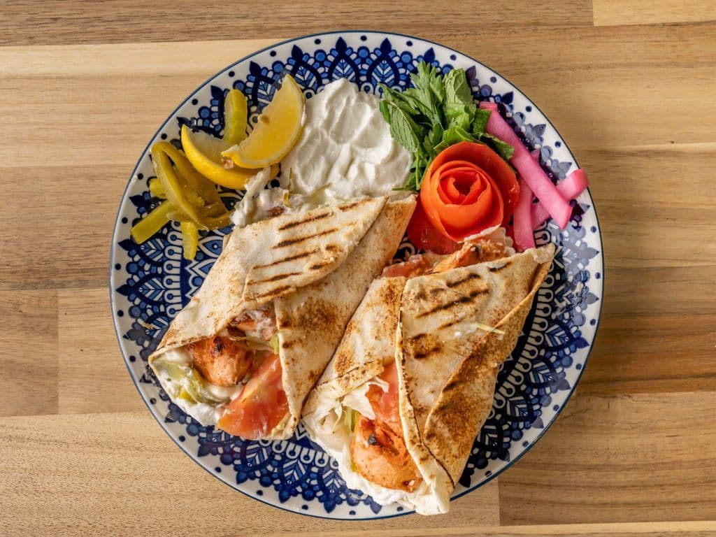 Chicken Shish Tawouk Wrap