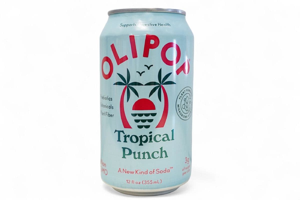 Olipop Tropical Punch Probiotic Soda (12oz)